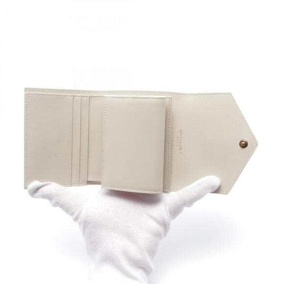 SAINT LAURENT Ivory Leather Wallet - Picture 4 of 7
